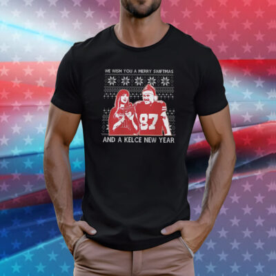 Merry Swiftmas Taylor And Kelce New Year Tee Shirt