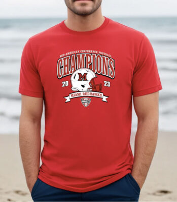 Miami University RedHawks MAC Football Conference Champions 2023 T-T-Shirt