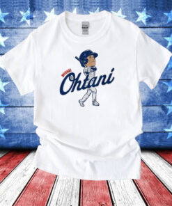 Shohei Ohtani Batting Caricature T-Shirts