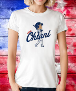 Shohei Ohtani Batting Caricature T-Shirt