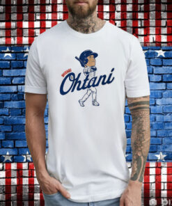 Shohei Ohtani Batting Caricature Tee Shirt