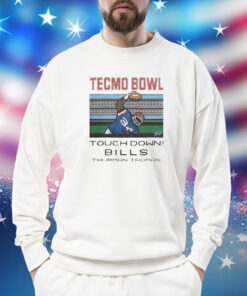 Tecmo Bowl Touch Down Bills Thurman Thomas Sweatshirt