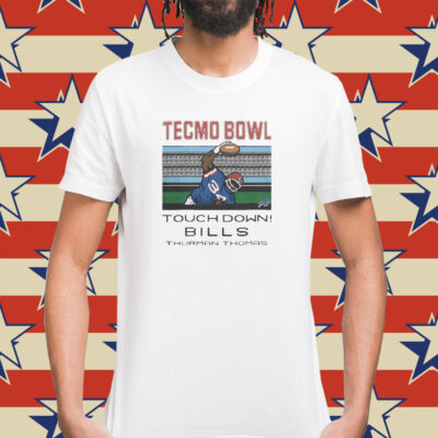 Tecmo Bowl Touch Down Bills Thurman Thomas Shirt