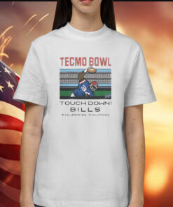 Tecmo Bowl Touch Down Bills Thurman Thomas Shirts