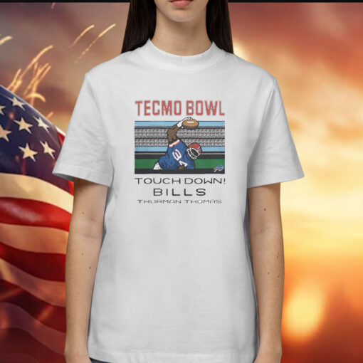 Tecmo Bowl Touch Down Bills Thurman Thomas Shirts