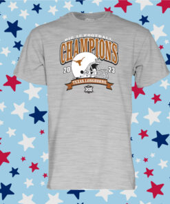 Texas Longhorns 2023 Big 12 Football Champions T-Shirts