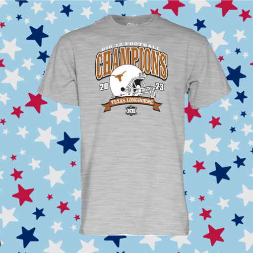 Texas Longhorns 2023 Big 12 Football Champions T-Shirts