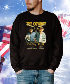 The Cowboy Damn Strait Rides Away George Strait Try That In A Small Town Killer Jason Aldean Shirt