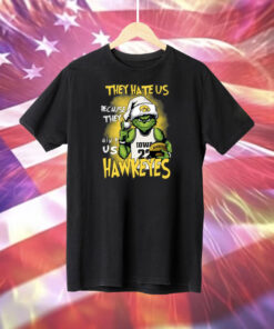 They Hate Us Because They Ain’t Us Hawkeyes Grinch Christmas TShirt