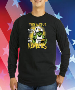 They Hate Us Because They Ain’t Us Hawkeyes Grinch Christmas T-Shirt