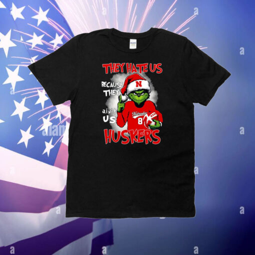 They Hate Us Because They Ain’t Us Huskers Grinch T-Shirt