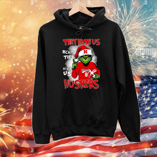 They Hate Us Because They Ain’t Us Huskers Grinch T-Shirts
