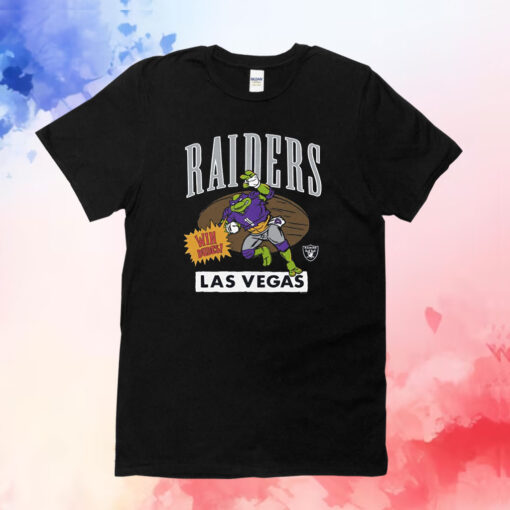 Tmnt Donatello X Las Vegas Raiders Homage T-Shirts