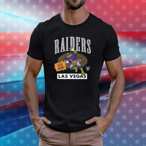 Tmnt Donatello X Las Vegas Raiders Homage Tee Shirt