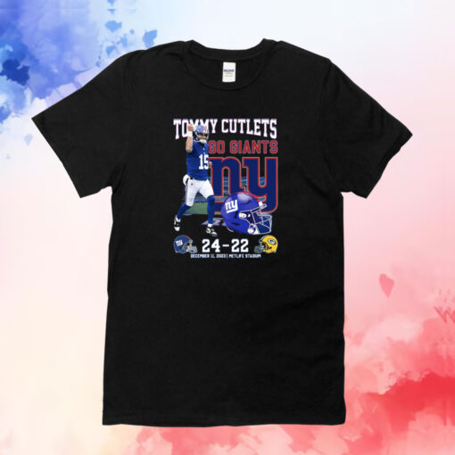 Tommy Cutlets Go Giants NY 24-22 TShirt