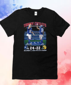 Tommy Cutlets NY Giants 24-22 GB Packers T-Shirts