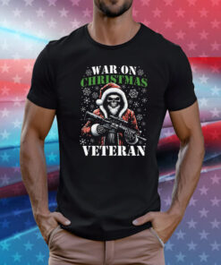 War On Christmas Veteran T-Shirts Mens