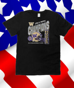 Washington Huskies 2023 Pac-12 Champions Kings of the West T-Shirt