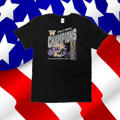 Washington Huskies 2023 Pac-12 Champions Kings of the West T-Shirt