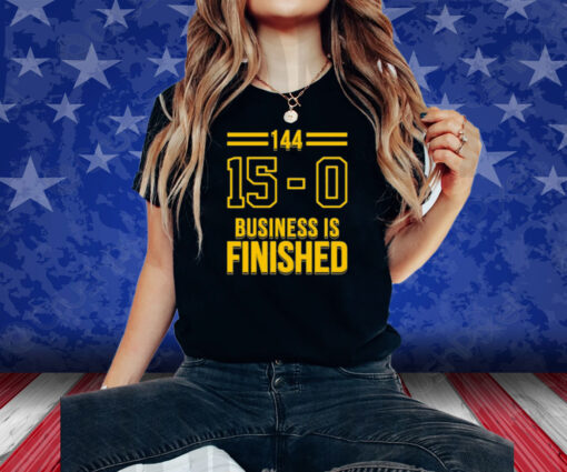 Business Is Finished Triblend 2024 Shirt