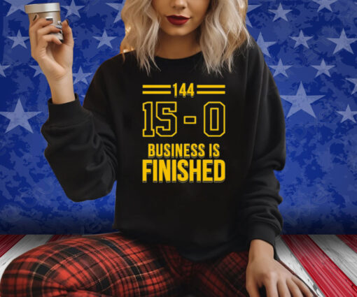 Business Is Finished Triblend 2024 Shirt