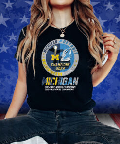 Michigan 2024 NFC North Champions 2024 National Champions Shirts