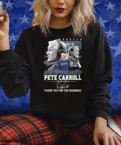 Seahawks Pete Carroll 2010-2023 Thank You For The Memories Shirts