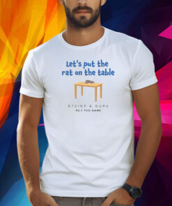 95.7 THE GAME: RAT ON THE TABLE T-SHIRT