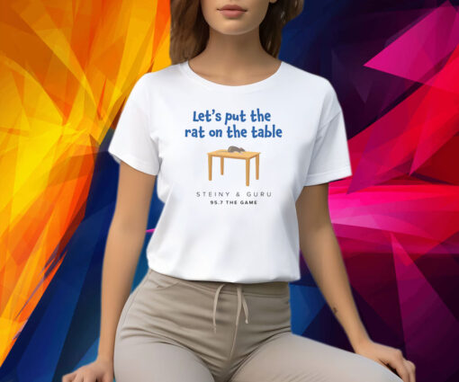 95.7 THE GAME: RAT ON THE TABLE T-SHIRT