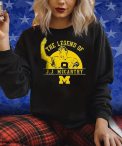 The Legend Of JJ Mccarthy Michigan Beat Everybody 2024 Shirt