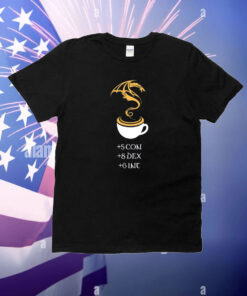 5 Con 8 Dex 6 Inc Coffee T-Shirt