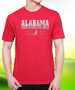 Alabama Basketball Stack T-Shirt