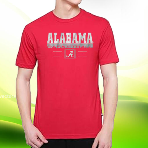 Alabama Basketball Stack T-Shirt