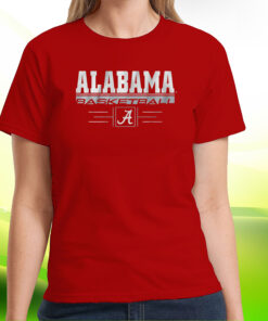 Alabama Basketball Stack T-Shirts