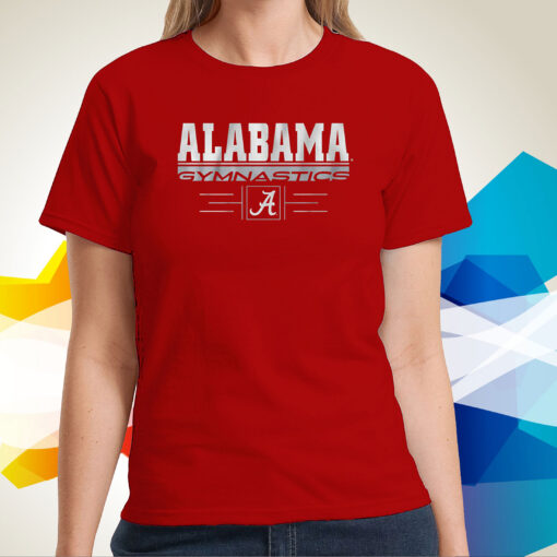 Alabama Gymnastics Stack Tee Shirt