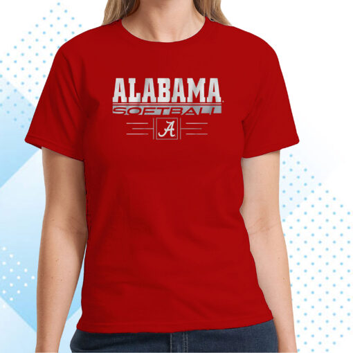 Alabama Softball Stack Tee Shirt