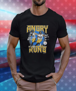 Angry Runs Steelers Warren And Harris T-Shirt