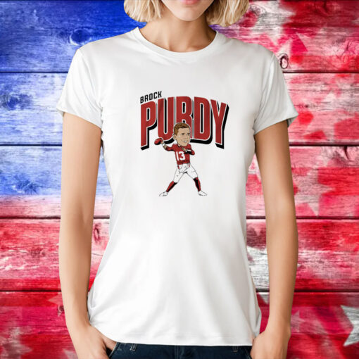 Brock Purdy Caricature San Francisco Tee Shirt