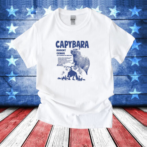 Capybara Rodent Genius T-Shirt