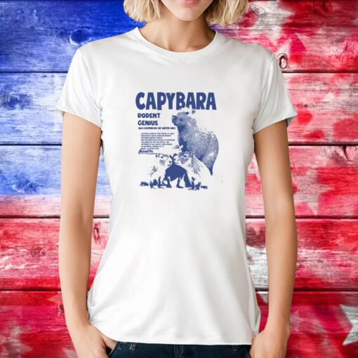 Capybara Rodent Genius T-Shirts