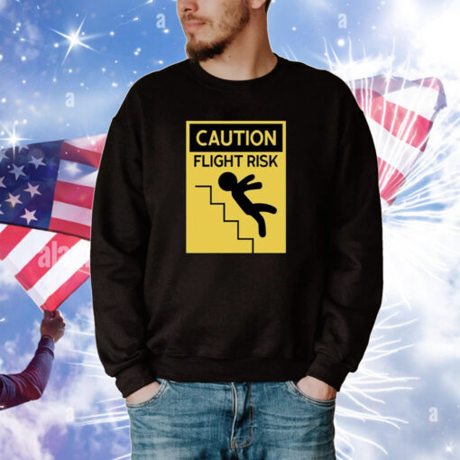 Caution Flight Risk Tee Shirts