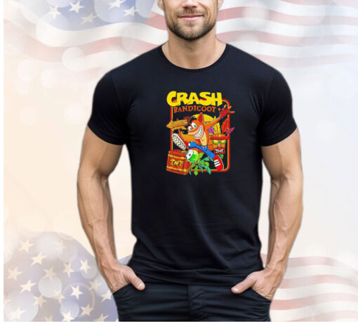 Crash Bandicoot Whoa Crash Cartoon shirt