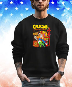 Crash Bandicoot Whoa Crash Cartoon shirt