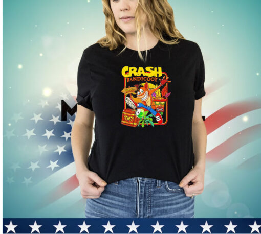 Crash Bandicoot Whoa Crash Cartoon shirt