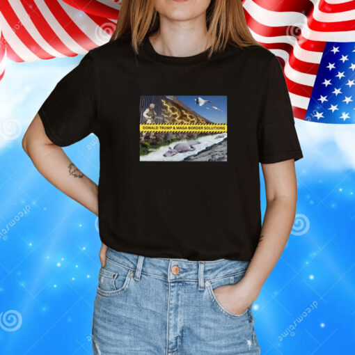 Donald Trump And Maga Border Solutions Sweatshirt