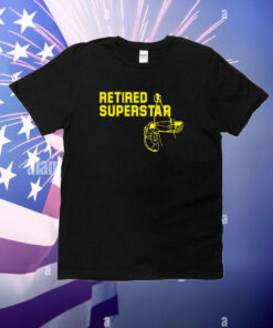 Eric Winter Wearing Retired Superstar T-Shirt