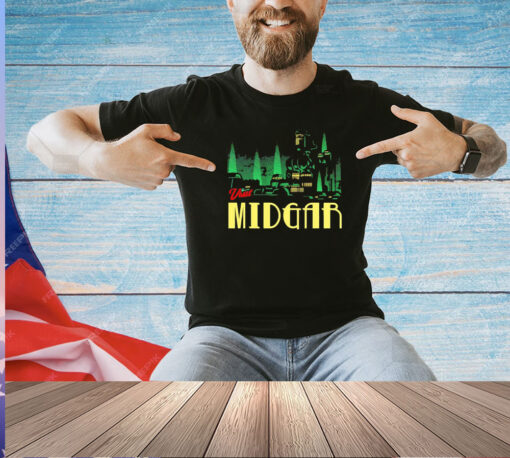 Final fantasy visit midgar T-shirt