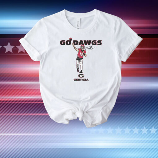 Georgia Football: Carson Beck Go Dawgs T-Shirt