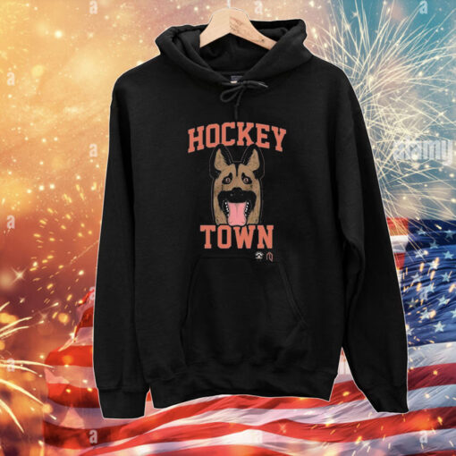 Hockey Town Dog Mask Tee Shirt