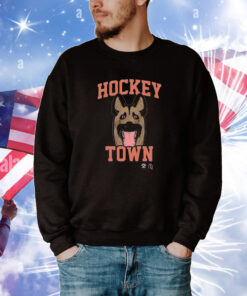 Hockey Town Dog Mask Tee TShirt